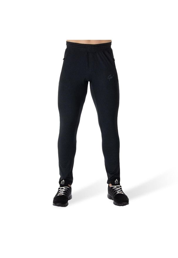 GORILLA WEAR - Spodnie fitness męskie Gorilla Wear Glendo Pants. Kolor: szary. Materiał: dresówka. Sport: fitness