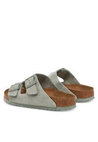 Birkenstock Klapki Arizona 1029215 Zielony. Kolor: zielony. Materiał: skóra, zamsz #3