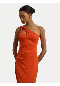 Lauren Ralph Lauren - LAUREN RALPH LAUREN Sukienka koktajlowa 253903046003 Pomarańczowy Slim Fit. Kolor: pomarańczowy. Materiał: syntetyk. Styl: wizytowy #7