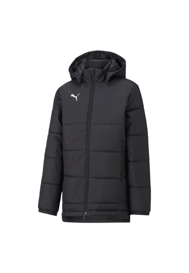 Puma - Wyściełana Kurtka Dziecięca. Kolor: czarny. Materiał: puch. Styl: sportowy