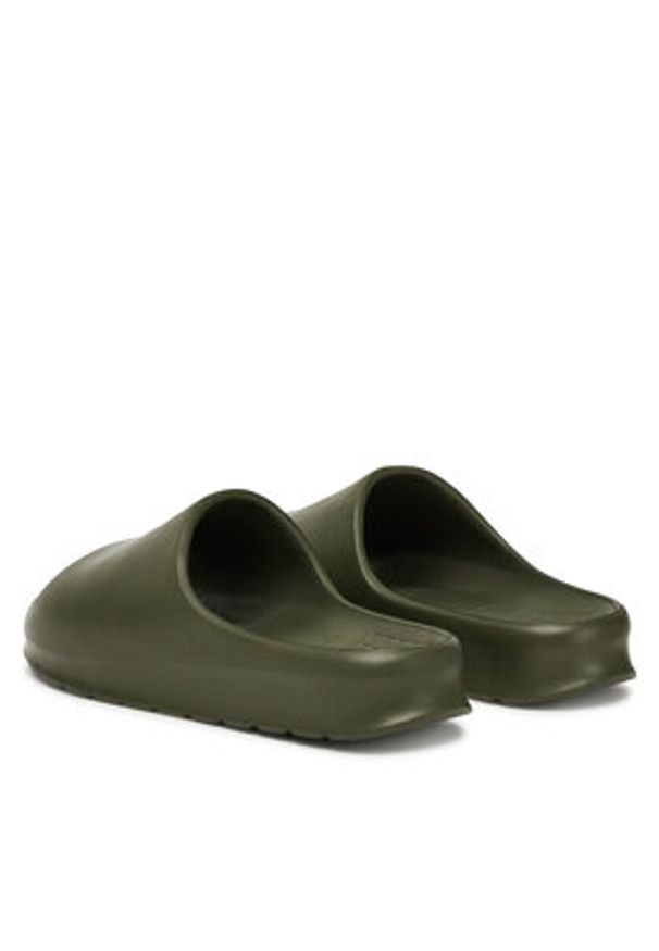 Lacoste Klapki 7-49CMA0024 Khaki. Kolor: brązowy. Materiał: syntetyk