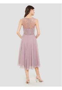 Swing Sukienka koktajlowa 5AF09900 Różowy Regular Fit. Kolor: różowy. Materiał: syntetyk. Styl: wizytowy #4