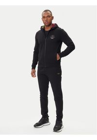 Aeronautica Militare Dres 252TF0102UF00662 Czarny Regular Fit. Kolor: czarny. Materiał: bawełna