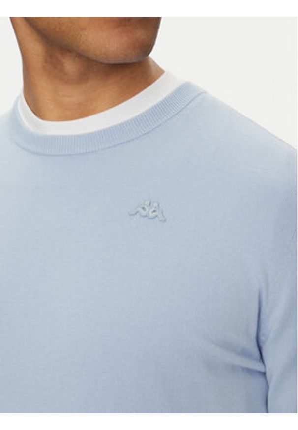 Robe di Kappa Sweter Elisio 62131MW Niebieski Regular Fit. Kolor: niebieski. Materiał: bawełna