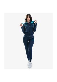 Dres Givova dla dziewczynki 2XS. Okazja: na co dzień, na uczelnię. Kolor: niebieski. Materiał: dresówka. Styl: casual, sportowy