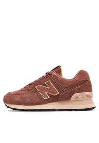 New Balance Sneakersy U574LWG Brązowy. Kolor: brązowy. Materiał: materiał. Model: New Balance 574