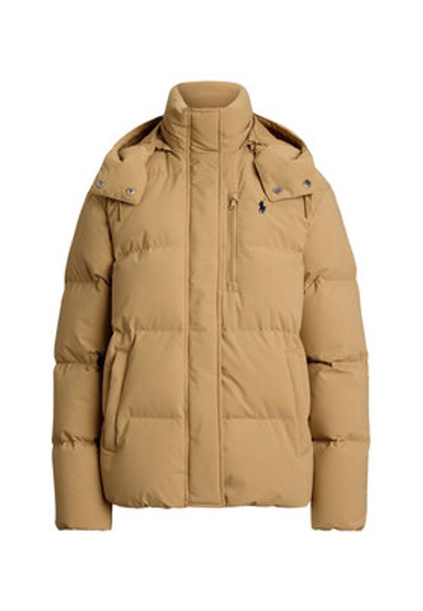 Polo Ralph Lauren Kurtka puchowa 211971190001 Beżowy Relaxed Fit. Typ kołnierza: polo. Kolor: beżowy. Materiał: syntetyk