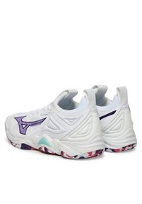 Mizuno Buty halowe Wave Momentum 3 V1GC2312 Biały. Kolor: biały. Materiał: materiał, syntetyk. Model: Mizuno Wave #6