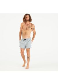 Spodenki surfingowe męskie Quiksilver Volley Volley Flex krótkie 15". Kolor: szary. Materiał: poliester, elastan. Długość: krótkie