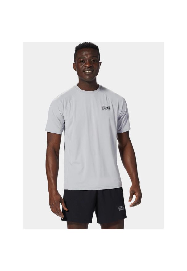 MOUNTAIN HARDWEAR - Koszulka sportowa męska Mountain Hardwear Crater Lake. Kolor: szary. Materiał: materiał. Długość rękawa: długi rękaw. Długość: długie. Sport: turystyka piesza