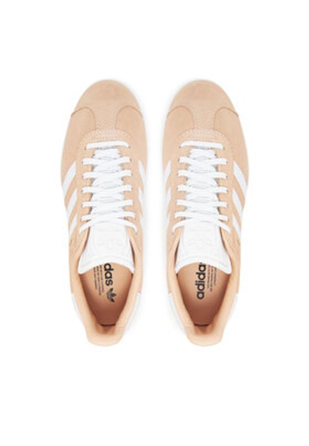 Adidas - adidas Sneakersy Gazelle ID7006 Beżowy. Kolor: beżowy. Materiał: zamsz, skóra. Model: Adidas Gazelle