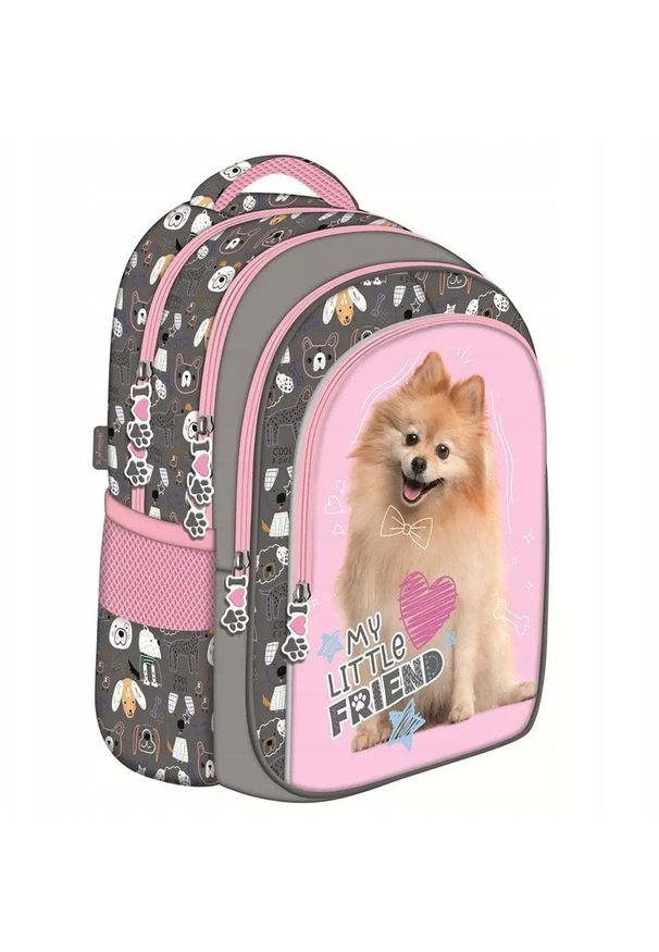 NoName - Plecak 4-komorowy BPL-58 My Little Friend Sweet Pomeranian