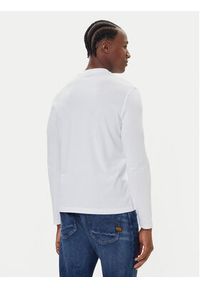 Bugatti Longsleeve 8330-85044D Biały Regular Fit. Kolor: biały. Materiał: bawełna. Długość rękawa: długi rękaw #5