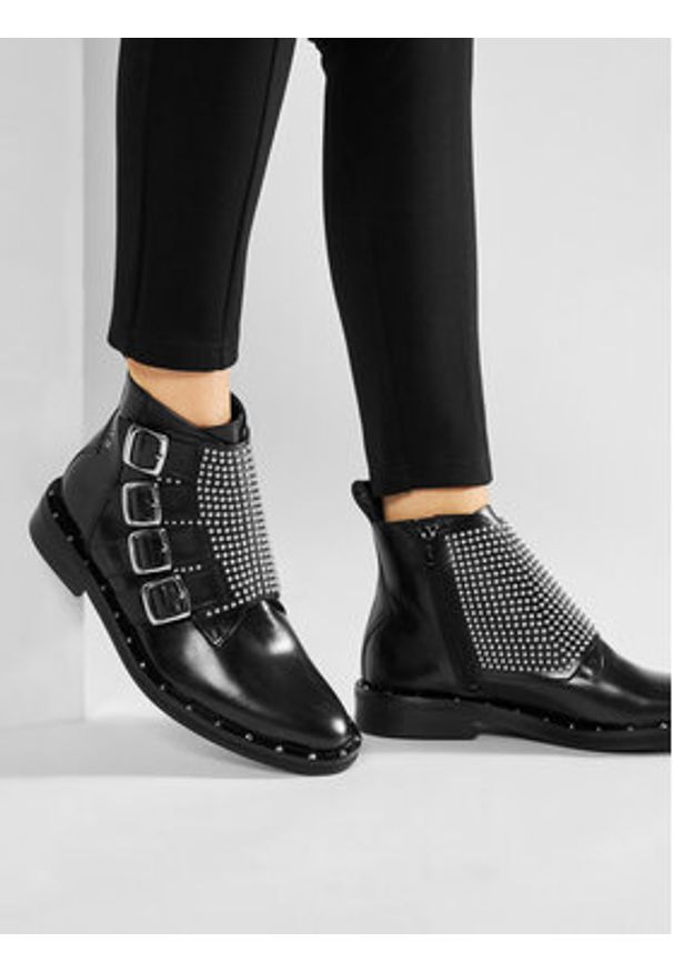 Rage Age Botki RA-12-02-000097 Czarny. Kolor: czarny. Materiał: skóra