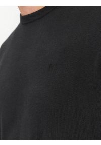 Wrangler - WRANGELR CREWNECK KNIT MĘSKI SWETER ELEGANCKI CIEPŁY LOGO REAL BLACK 112343108 W8A0011937. Styl: elegancki #5