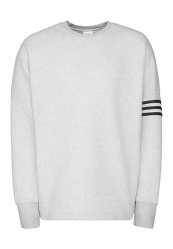 Adidas - adidas Bluza Neuclassics JW7920 Szary Oversize. Kolor: szary. Materiał: bawełna, syntetyk