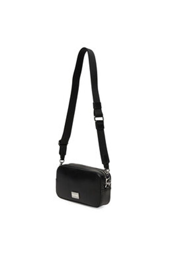 Tommy Jeans Torebka Tjw American Cool Camera Bag AW0AW17570 Czarny. Kolor: czarny. Materiał: skórzane