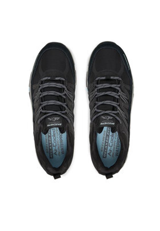 skechers - Skechers Trekkingi Trego 180003/BKBL Czarny. Kolor: czarny. Materiał: materiał