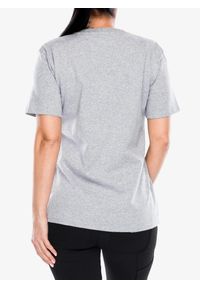 Koszulka bawełniana damska Carhartt Workwear Pocket S/S T-Shirt. Kolor: szary. Materiał: bawełna
