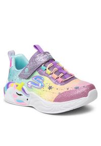 skechers - Skechers Sneakersy Unicorn Dreams 302311L/PRMT Kolorowy. Materiał: skóra. Wzór: kolorowy #6