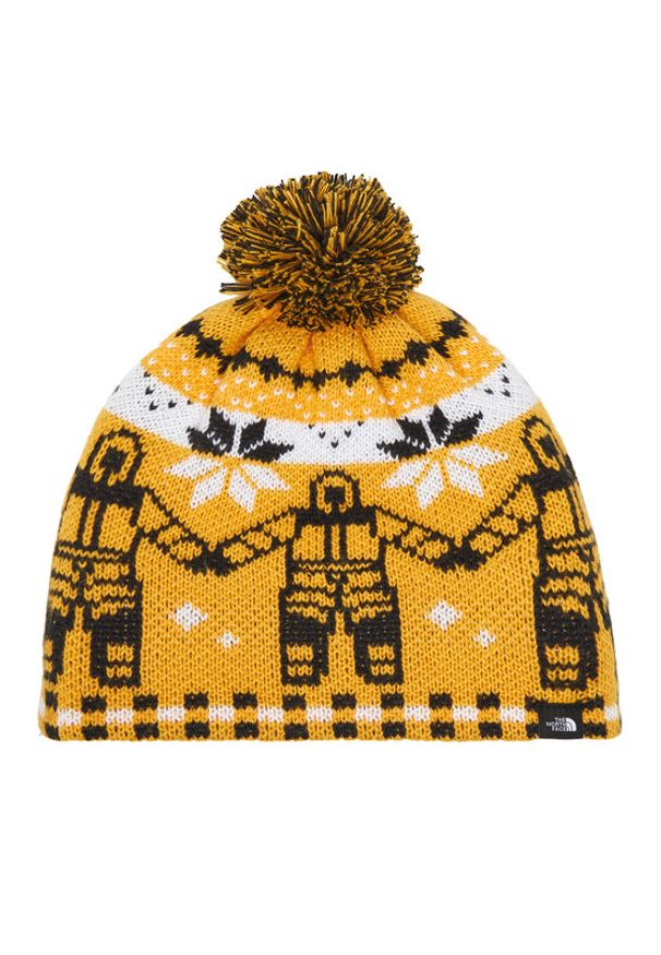 The North Face Czapka Cabin Ski Tuke NF0A8CH0 Żółty. Kolor: żółty. Materiał: poliester, materiał