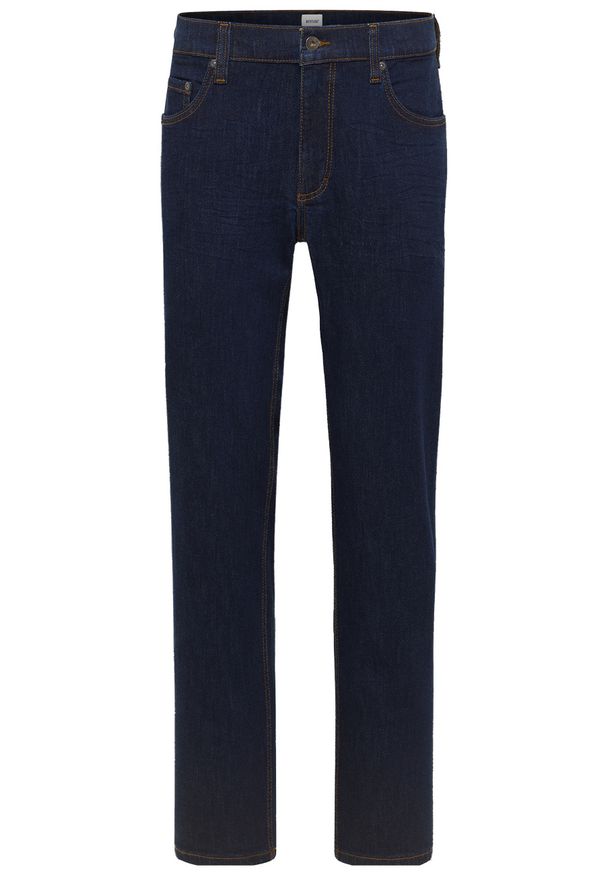 Męskie Spodnie Jeansowe Mustang Style Oregon Tapered Denim Blue 1017123 5000 901
