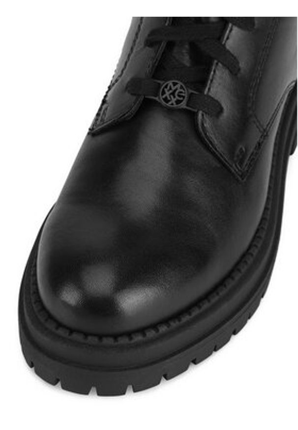 MEXX Trzewiki MX/001C-RST Czarny. Kolor: czarny. Materiał: skóra