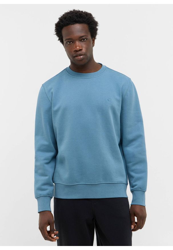 Męska bluza nierozpinana Mustang Style Clio Bluestone 1016963 5180