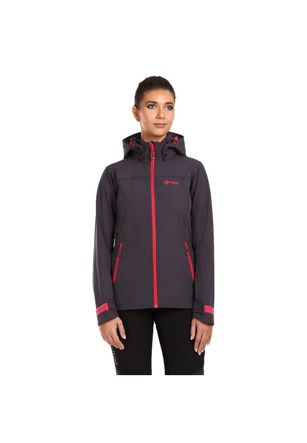 Damska kurtka softshell Kilpi RAVIA-W. Kolor: szary. Materiał: softshell. Sport: turystyka piesza