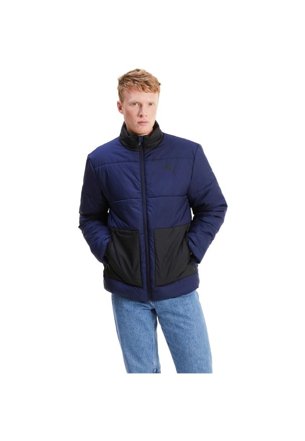 Kurtka Puma Ess Padded, Mężczyźni. Kolor: niebieski. Sezon: zima