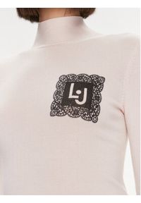Liu Jo Sweter 5F3086 MS49I Różowy Regular Fit. Kolor: różowy. Materiał: wiskoza #4