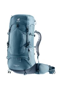 Plecak trekkingowy Deuter Aircontact Lite 50 + 10 - atlantic/ink. Kolor: niebieski, szary, wielokolorowy. Styl: sportowy