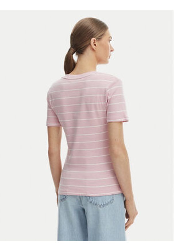 TOMMY HILFIGER - Tommy Hilfiger T-Shirt New Cody WW0WW40584 Różowy Slim Fit. Kolor: różowy. Materiał: bawełna