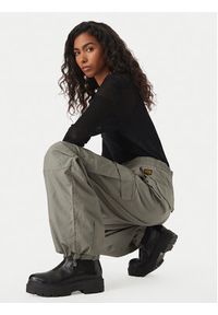 G-Star RAW - G-Star Raw Spodnie materiałowe D29375-D387 Zielony Loose Fit. Kolor: zielony. Materiał: bawełna #3
