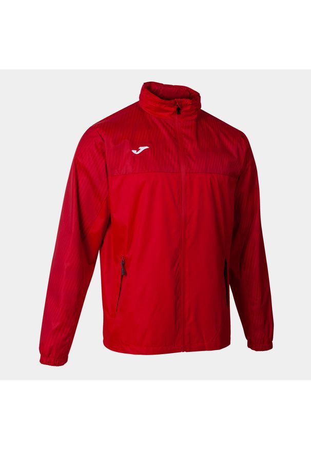 Kurtka do piłki nożnej męska Joma Montreal przeciwdeszczowa. Kolor: czerwony. Sport: piłka nożna