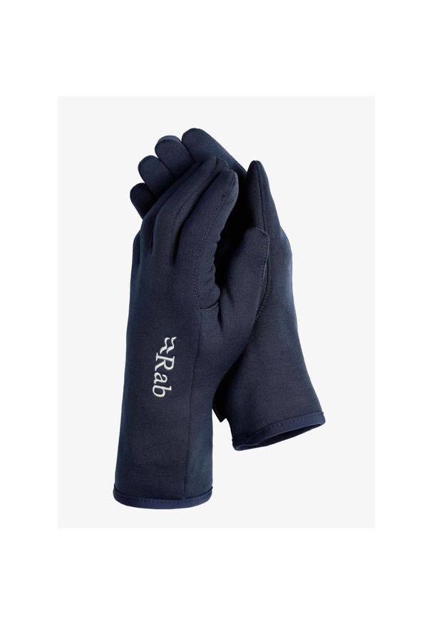 Rękawiczki polarowe Rab Power Stretch Pro Glove. Kolor: niebieski. Materiał: polar. Sport: turystyka piesza