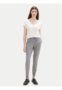 Tom Tailor Spodnie materiałowe 1008375 Szary Loose Fit. Kolor: szary. Materiał: syntetyk #6