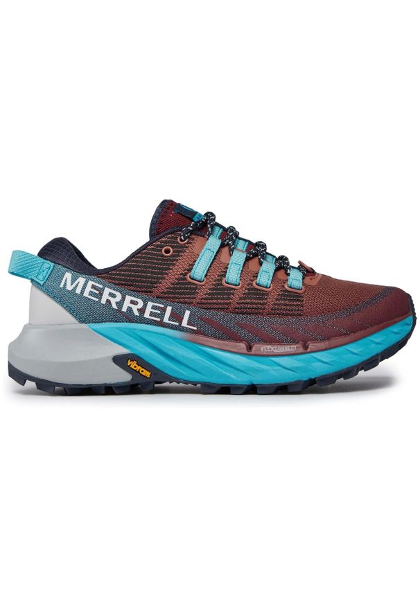 Buty do biegania damskie Merrell Agility Peak 4. Kolor: brązowy, niebieski, wielokolorowy