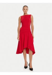 Rinascimento Sukienka koktajlowa CFC0125337003 Czerwony Regular Fit. Kolor: czerwony. Materiał: syntetyk. Styl: wizytowy #1