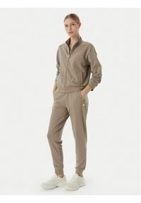 EA7 Emporio Armani Dres 7W000463 AF13135 U6167 Beżowy Regular Fit. Kolor: beżowy. Materiał: bawełna #1