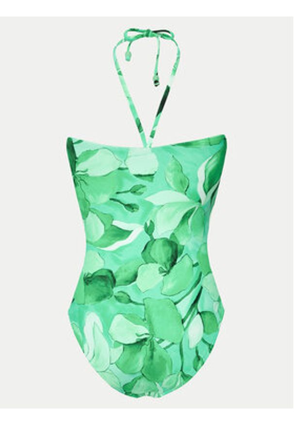 Seafolly Strój kąpielowy Secret Garden 11124-220 Zielony. Kolor: zielony. Materiał: syntetyk