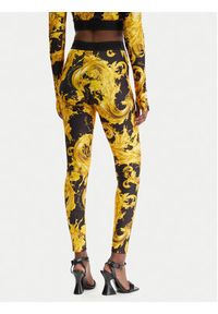 Versace Jeans Couture Legginsy 80HAC101 JS532 Czarny Slim Fit. Kolor: czarny. Materiał: syntetyk #5
