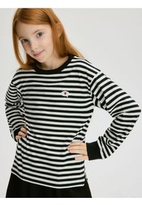 Reserved - Bawełniana koszulka z haftem - czarny. Kolor: czarny. Materiał: bawełna. Wzór: haft #1