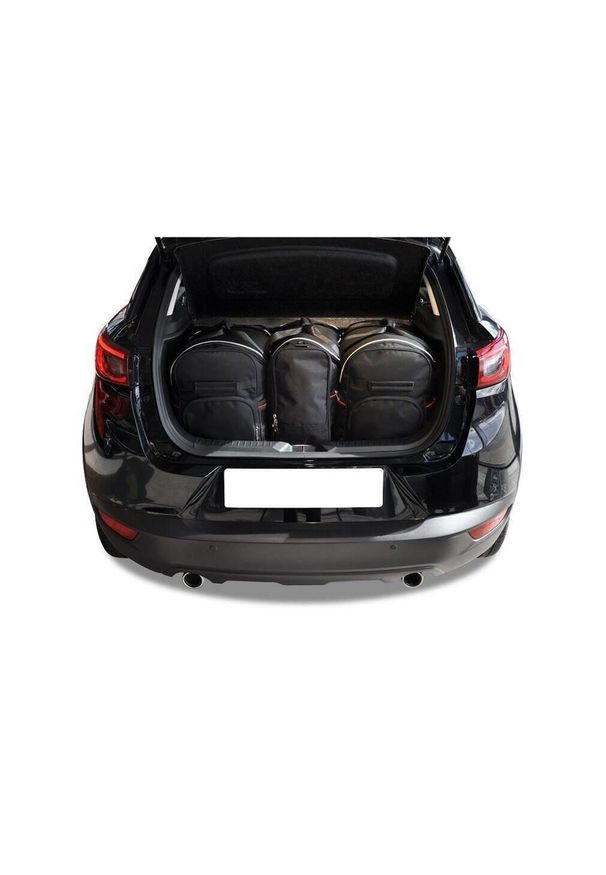 KJUST - Torby Do Bagażnika Mazda Cx-3 2015-2022 3Szt Kjust. Kolor: czarny. Styl: sportowy