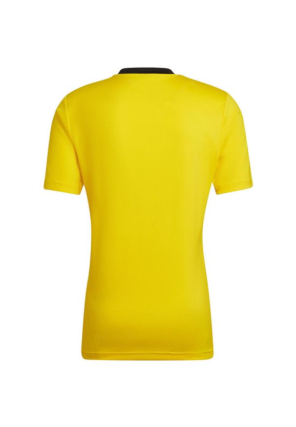 Adidas - Koszulka piłkarska męska adidas Entrada 22 Jersey. Kolor: czarny, wielokolorowy, żółty. Materiał: poliester. Sport: piłka nożna
