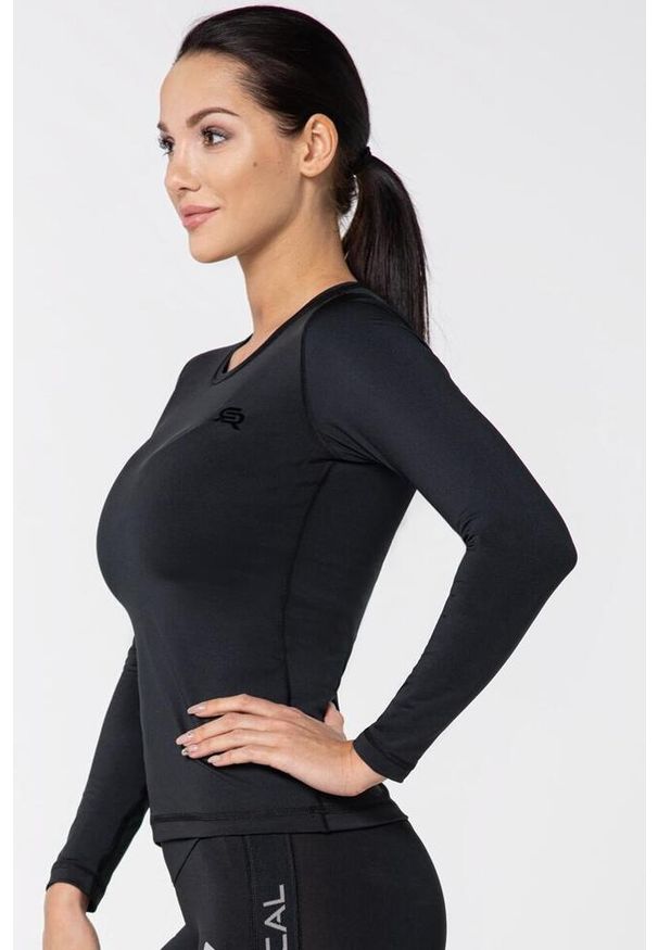 ROUGH RADICAL - Koszulka termoaktywna fitness damska Rough Radical Efficient II. Kolor: czarny. Sport: fitness