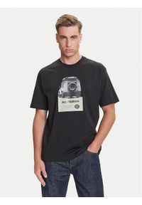 BOSS T-Shirt Te_Wagon 50546958 Czarny Relaxed Fit. Kolor: czarny. Materiał: bawełna