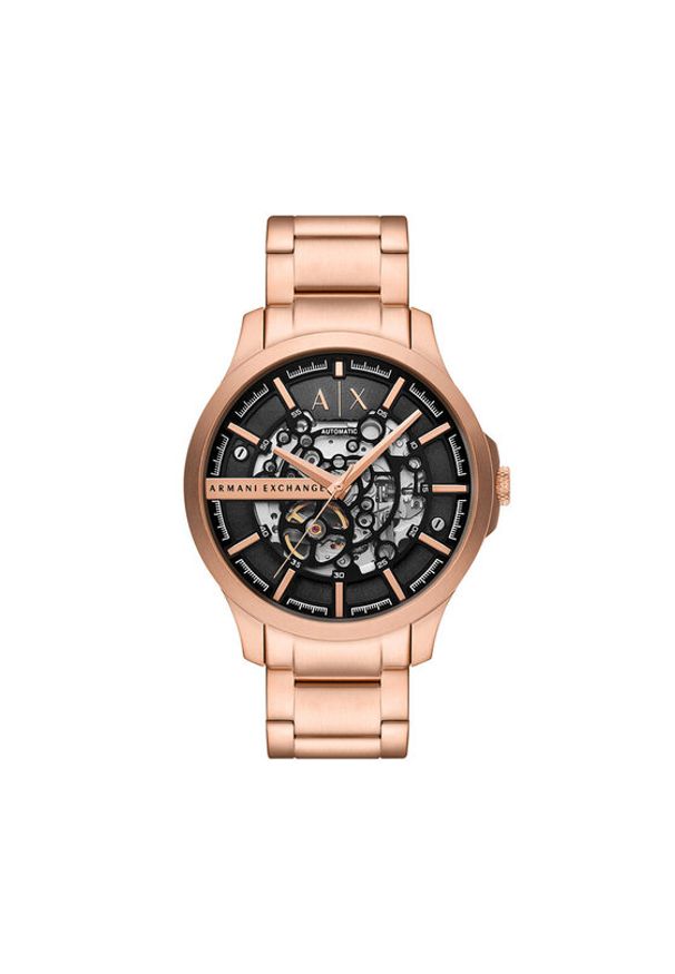 Armani Exchange Zegarek Hampton Automatic AX2456 Złoty. Kolor: złoty