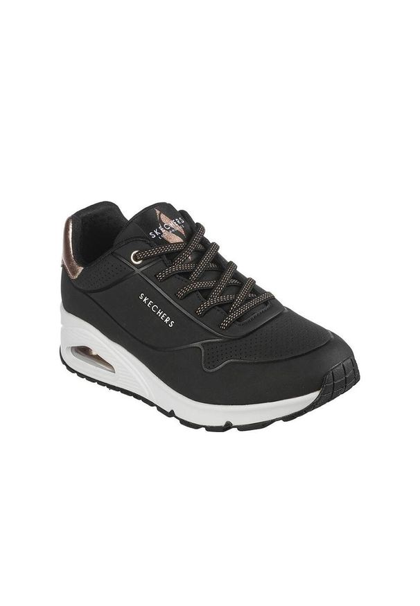 skechers - Buty na co dzień damskie SKECHERS UNO SHIMMER. Okazja: na co dzień. Kolor: zielony, czarny