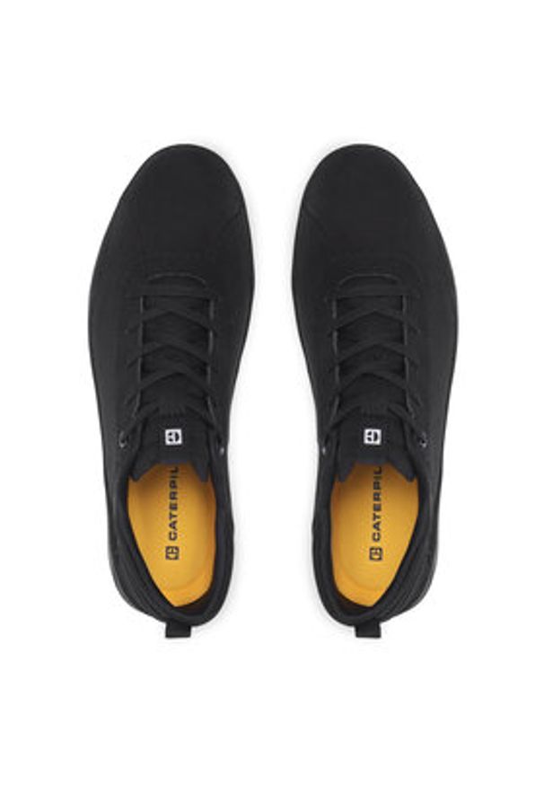 CAT Footwear Półbuty Hex Shoe P724079 Czarny. Kolor: czarny. Materiał: skóra